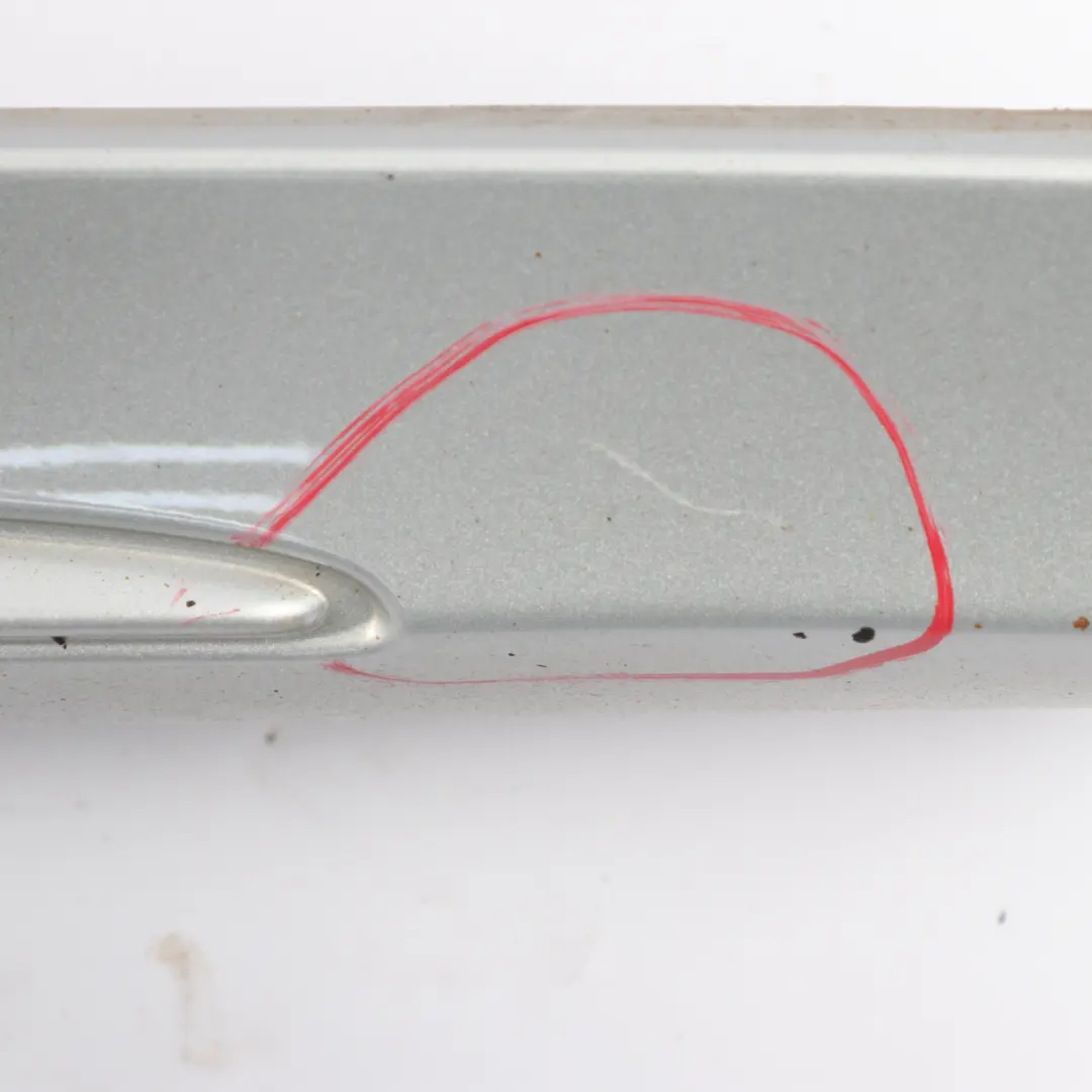 Mercedes W205 Side Skirt Right O/S Door Sill Cover Iridium Silver Metallic - 775 - SKU A2056981454-IRS - Part number A2056981454