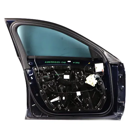 Door Front Left N/S Cavansite Blue Metallic - 890 to Mercedes W205 with Part number A2057200105 Mercedes W205 Door Front Left N/S Cavansite Blue Metallic - 890 - SKU A2057200105-CVB - Part number A2057200105