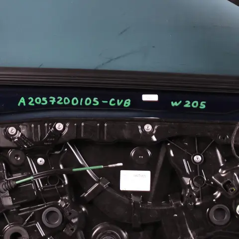 Mercedes W205 Door Front Left N/S Cavansite Blue Metallic - 890 - SKU A2057200105-CVB - Part number A2057200105