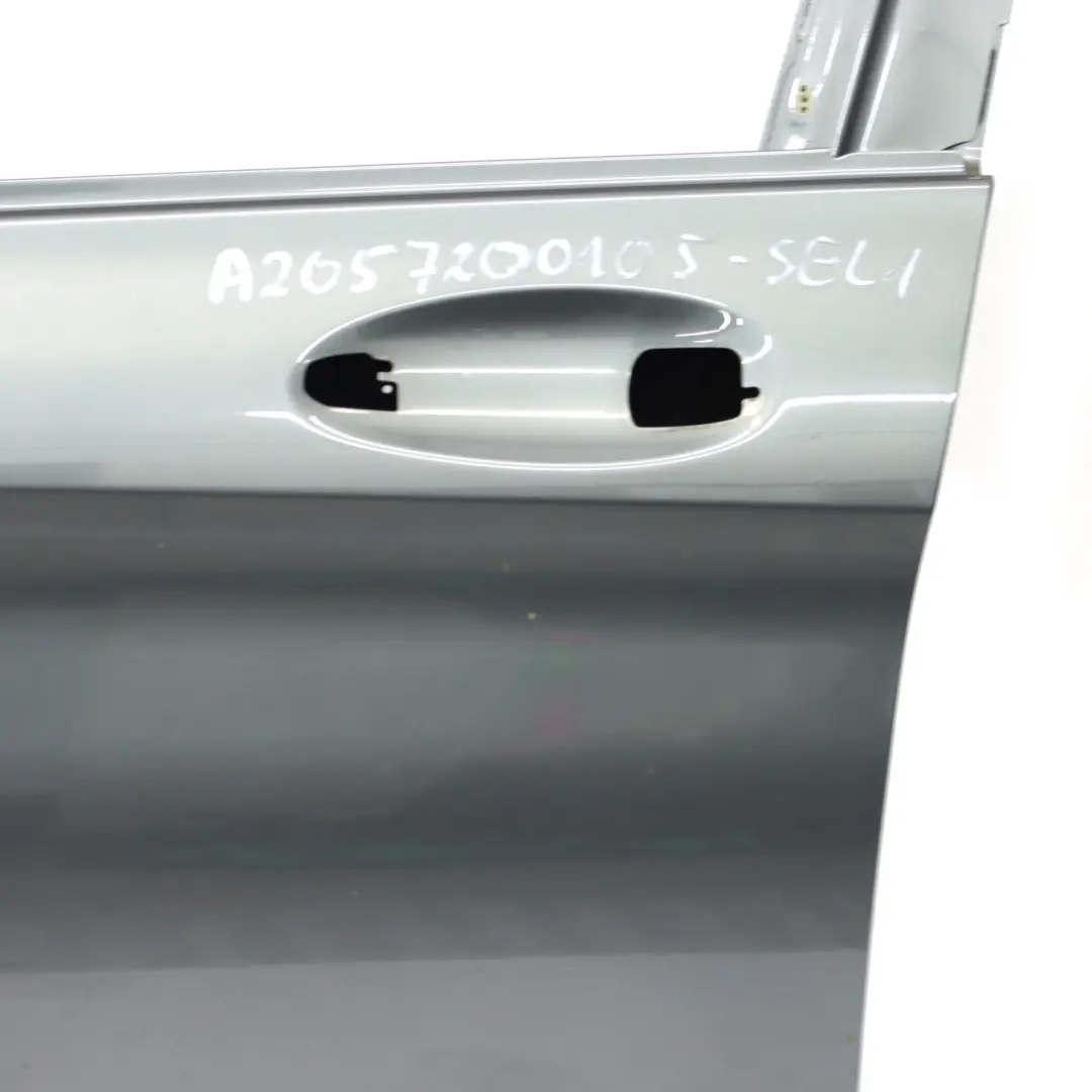 Mercedes W205 Door Front Left N/S Selenite Grey Metallic - 992 - SKU A2057200105-SEL1 - Part number A2057200105
