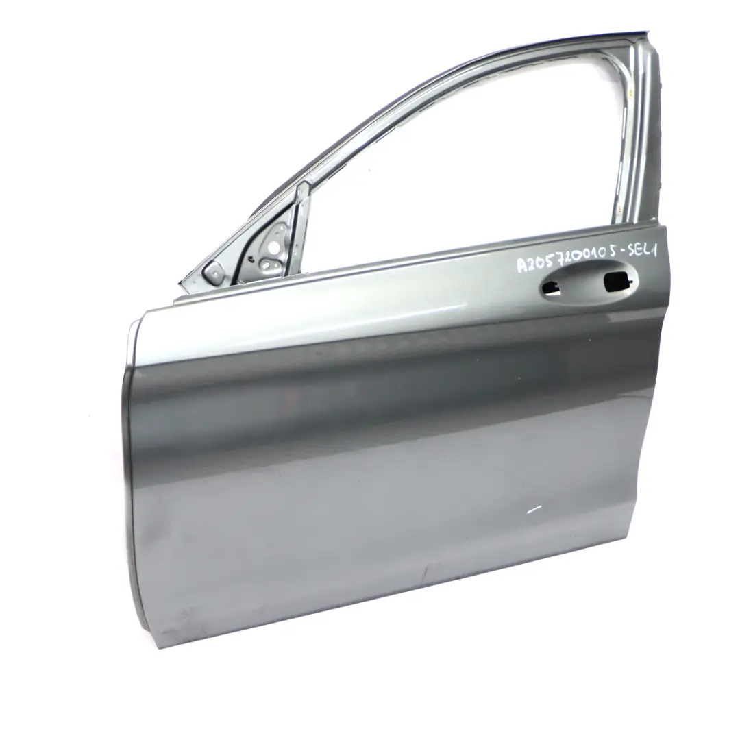 Mercedes W205 Door Front Left N/S Selenite Grey Metallic - 992 - SKU A2057200105-SEL1 - Part number A2057200105
