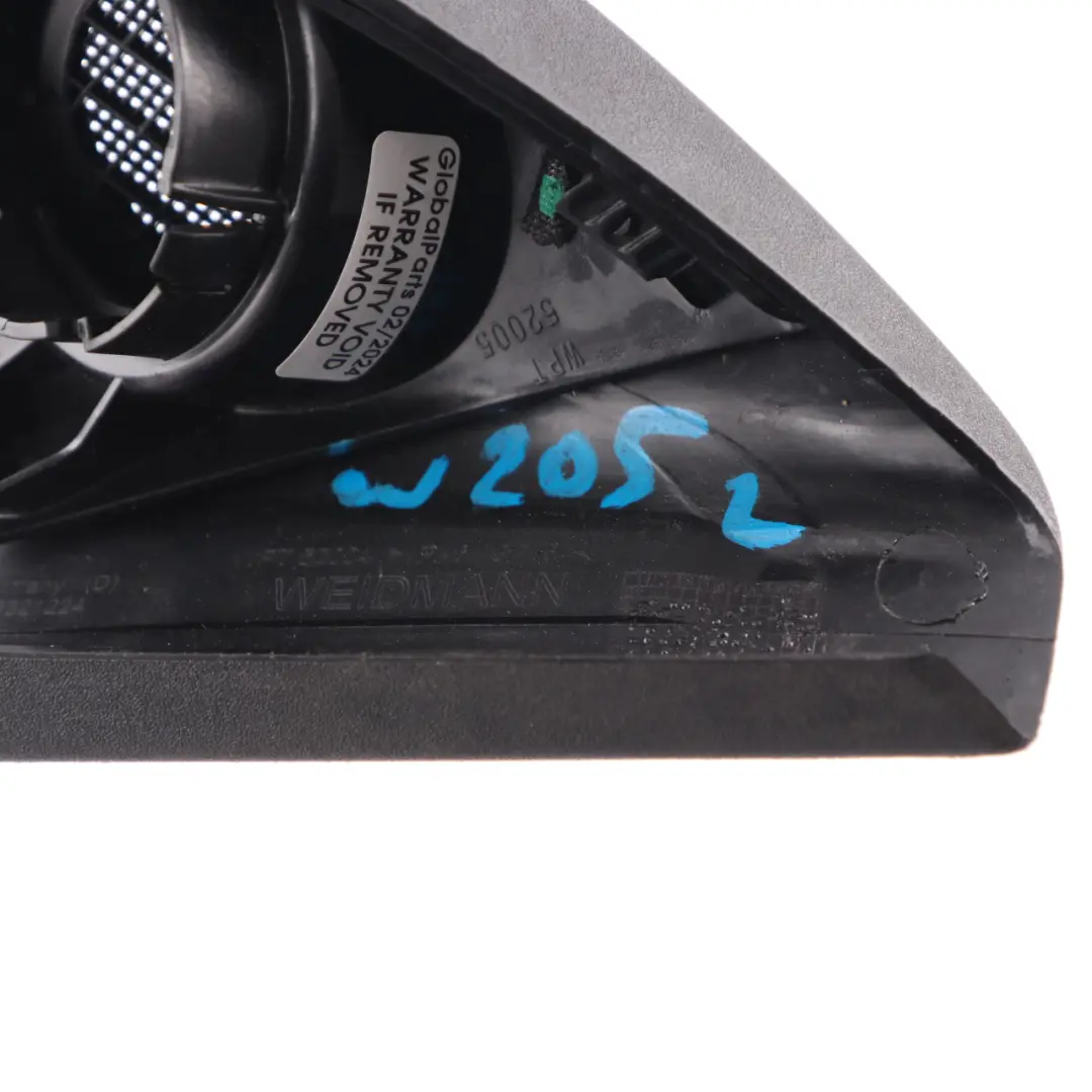  Embellecedor Mercedes W205 Puerta Izquierda Espejo Triángulo Tapa Altavoz Negro - SKU A2057200148 - Número de pieza A2057200148