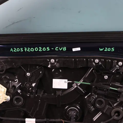Mercedes W205 Door Front Right O/S Cavansite Blue Metallic - 890 - SKU A2057200205-CVB - Part number A2057200205