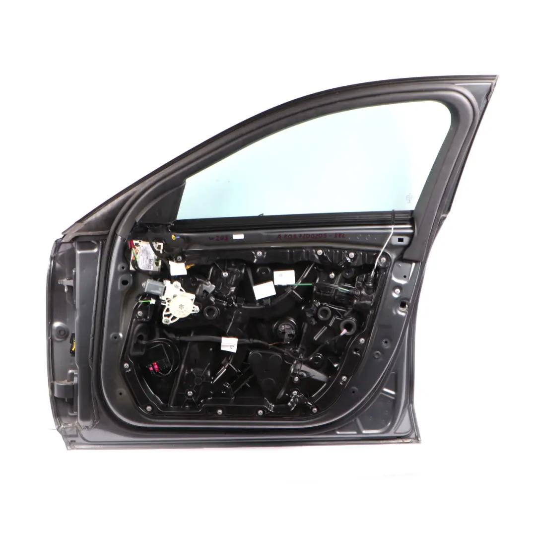 Mercedes W205 Door Front Right O/S Selenite Grey Metallic - 992 - SKU A2057200205-SEL - Part number A2057200205