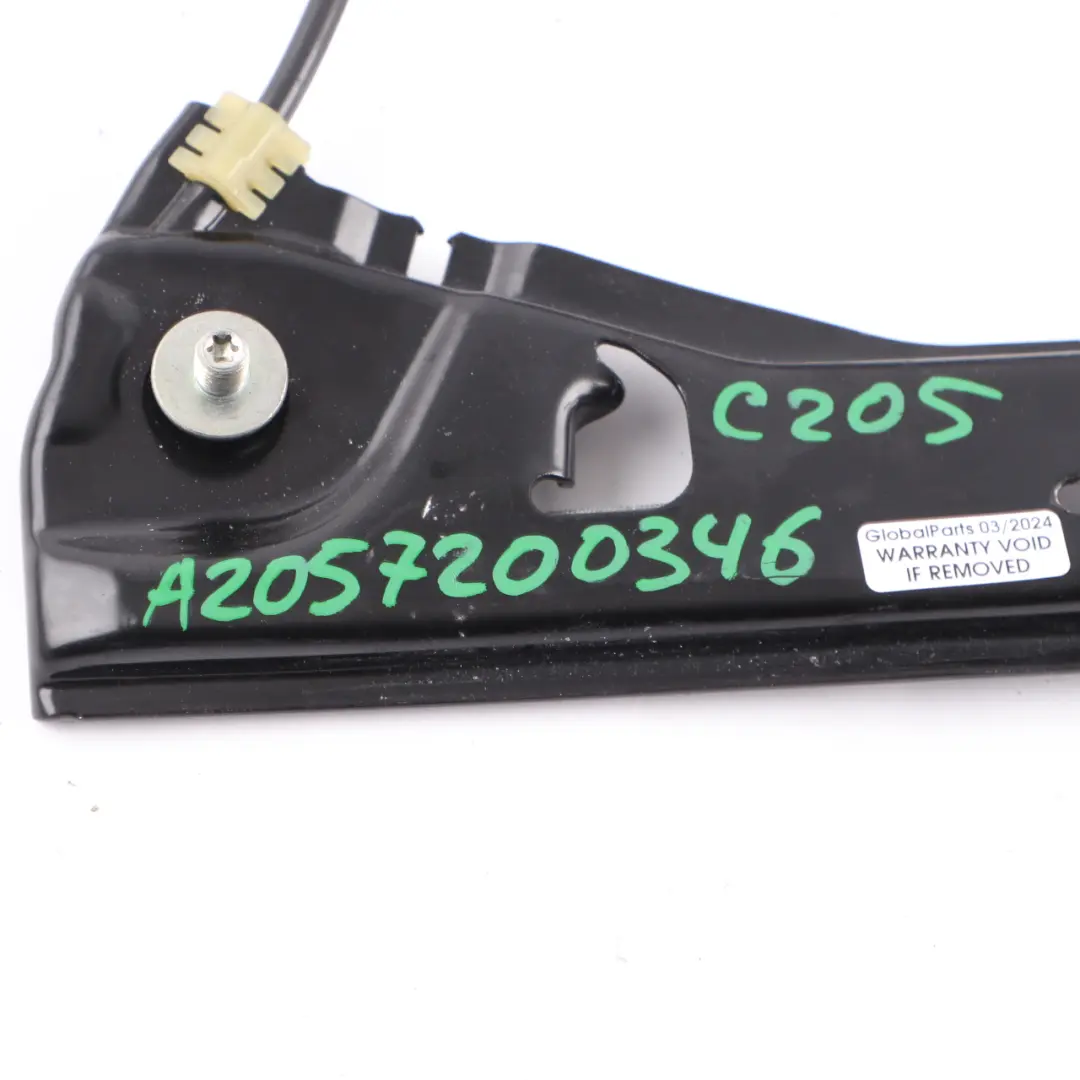  Alzacristalli Mercedes C205 Finestrino anteriore sinistro Meccanismo - SKU A2057200346 - Numero di parte A2057200446
