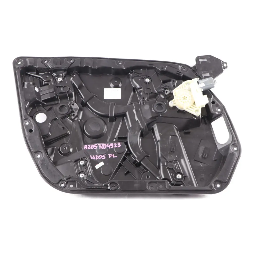 Podnośnik Szyby Mocowanie Boczka Lewy Przód do Mercedes W205 o numerze A2057204923 Mercedes W205 Podnośnik Szyby Mocowanie Boczka Lewy Przód - SKU A2057204923 - Numer Części A2057204923