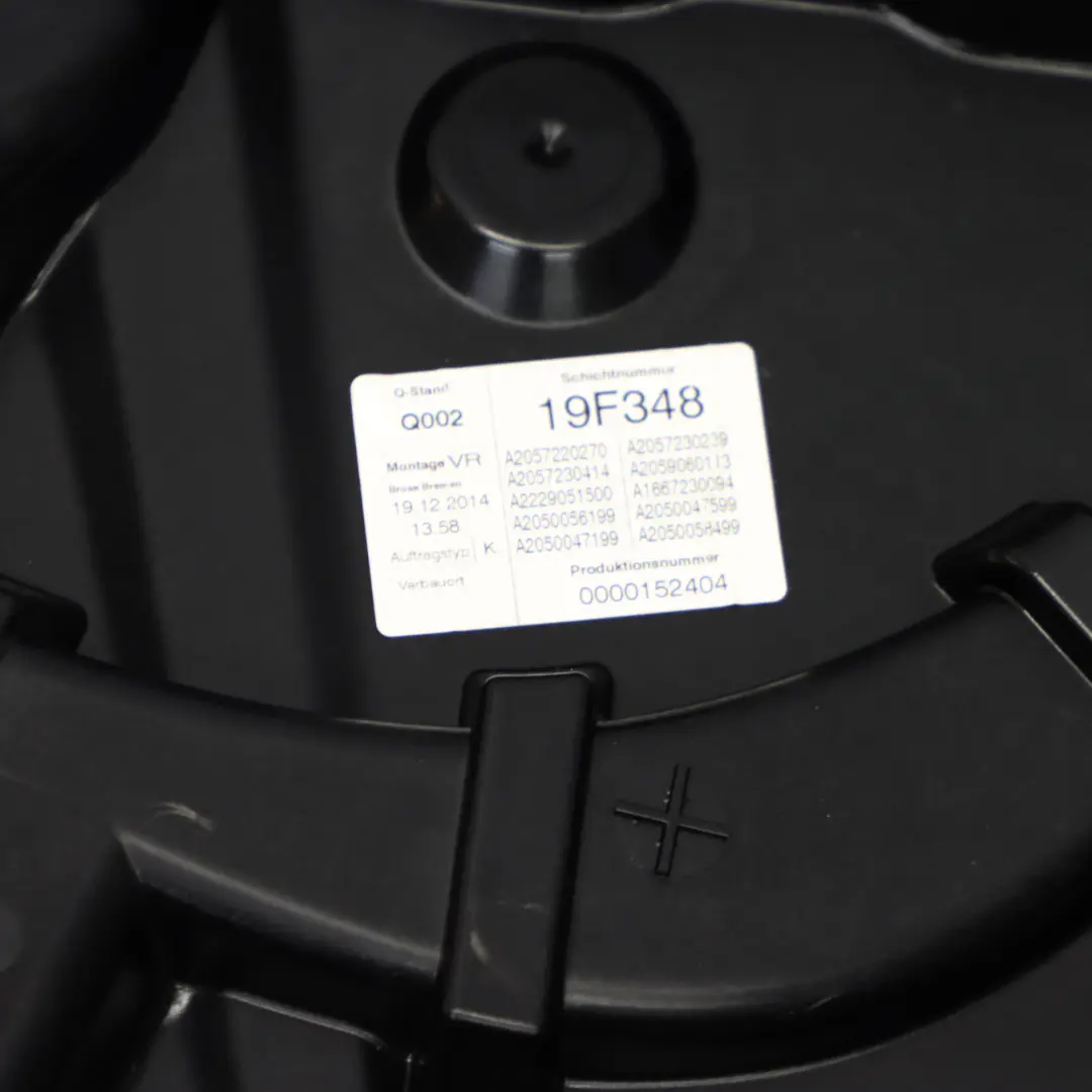 Mercedes W205 Osłona Mocowanie Podnośnika Szyby Prawy Przód A2057209211 - SKU A2057205023-1 - Numer Części A2057205023