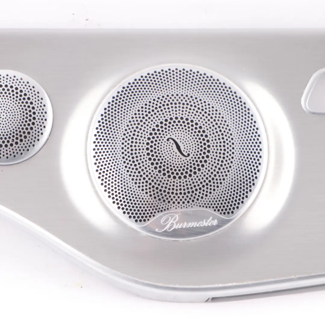 Speaker Cover Trim Door Card Front Right O/S Burmester to Mercedes C205 with Part number A2057205803 Mercedes C205 Speaker Cover Trim Door Card Front Right O/S Burmester - SKU A2057205803 - Part number A2057205803