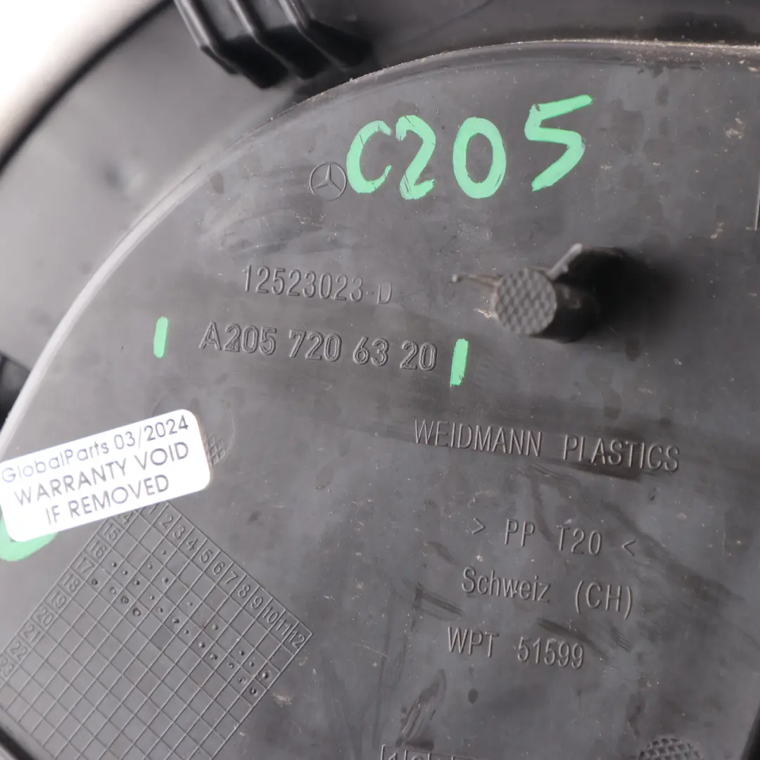 Mercedes W205 Uszczelka Drzwi Lewa Lewy Przód - SKU A2057206320 - Numer Części A2057206320