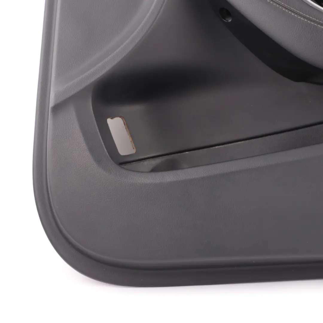  Front Door Card Mercedes W205 Right O/S Trim Panel Cover AMG Line Leather Black - SKU A2057206811 - Part number A2057206811