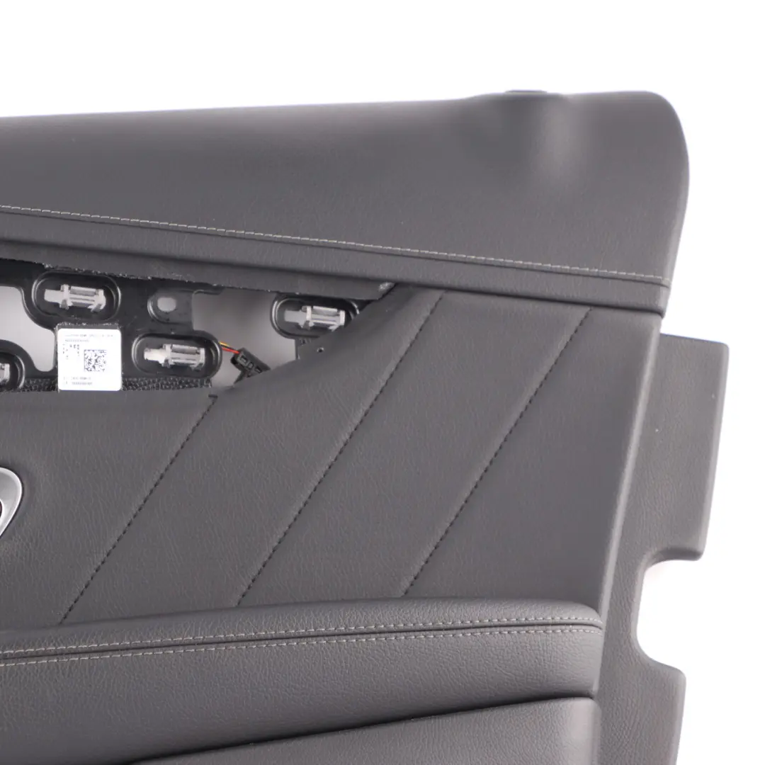 Front Door Card Mercedes W205 Right O/S Trim Panel Cover AMG Line Leather Black to with Part number A2057206811 Front Door Card Mercedes W205 Right O/S Trim Panel Cover AMG Line Leather Black - SKU A2057206811 - Part number A2057206811