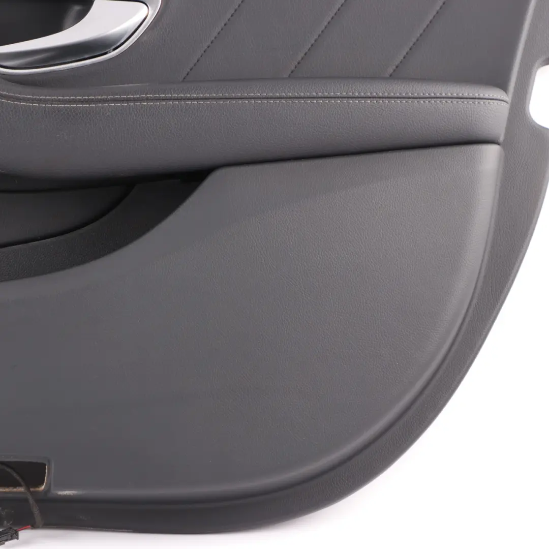 Front Door Card Mercedes W205 Right O/S Trim Panel Cover AMG Line Leather Black to with Part number A2057206811 Front Door Card Mercedes W205 Right O/S Trim Panel Cover AMG Line Leather Black - SKU A2057206811 - Part number A2057206811