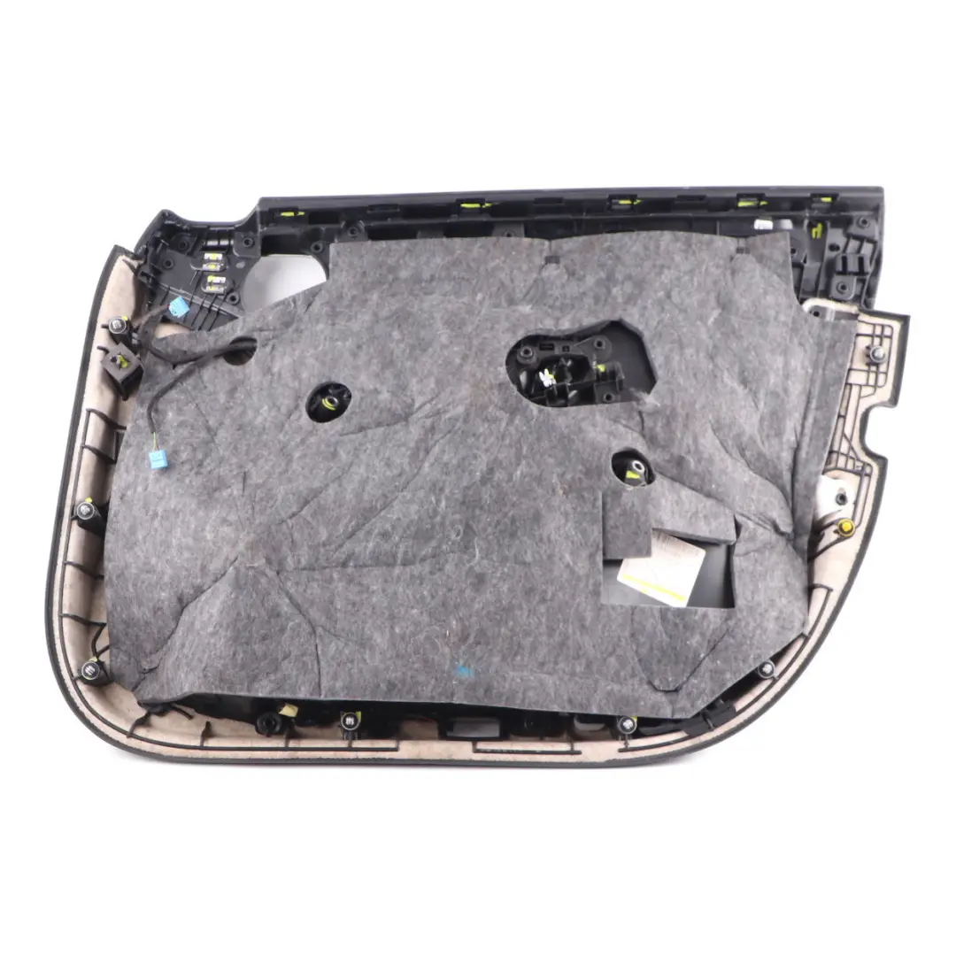  Front Door Card Mercedes W205 Left N/S Trim Panel Cover AMG Line Leather Black - SKU A2057206911 - Part number A2057206911