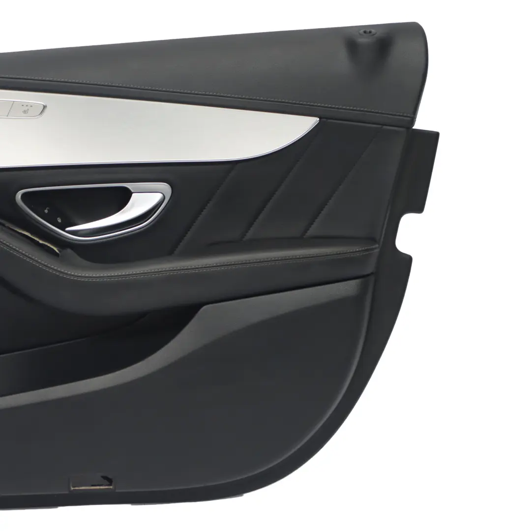 Door Card Front Right O/S Trim Panel Cover AMG Line Leather Black to Mercedes W205 with Part number A2057207629 Mercedes W205 Door Card Front Right O/S Trim Panel Cover AMG Line Leather Black - SKU rhd-A2057207629-1 - Part number A2057207629