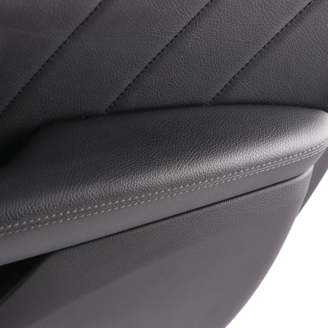  Front Door Card Mercedes W205 Right O/S Trim Panel Covering Leather Black - SKU A2057207629 - Part number A2057207629