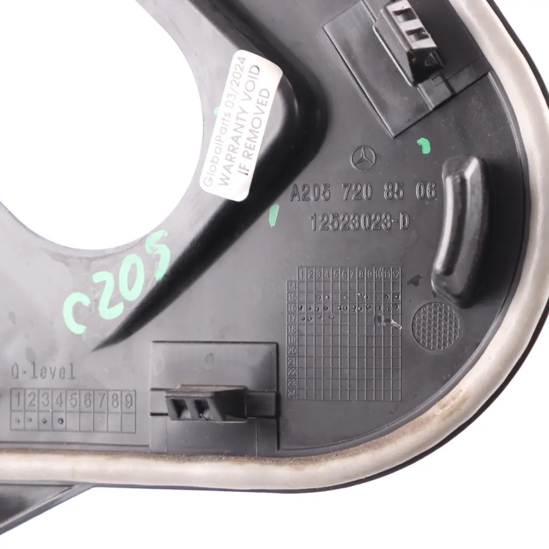 Mercedes W205 Support de Porte Avant Gauche Support Câble Electrique - SKU A2057208506 - Numéro de pièce A2057208506