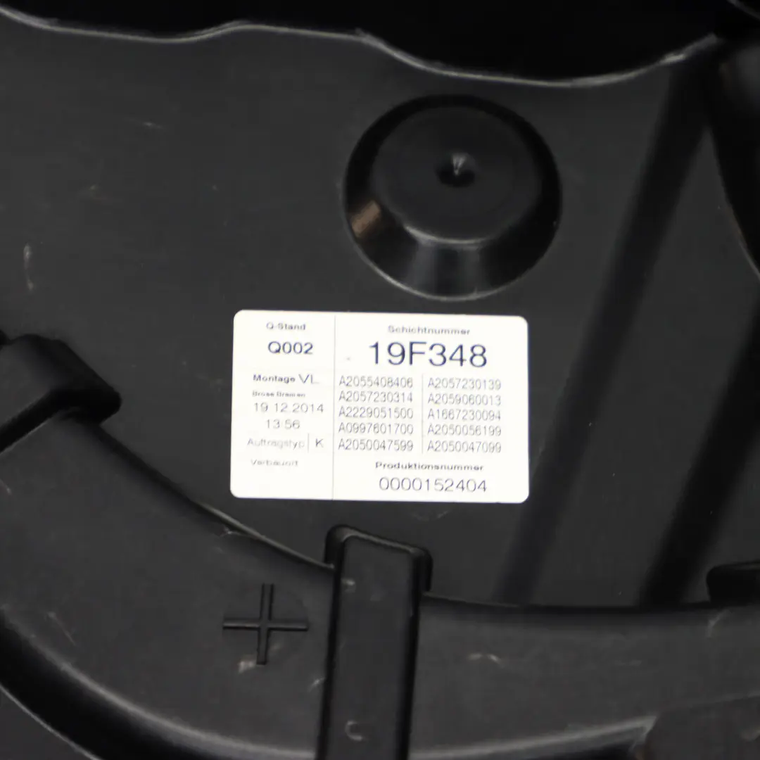 Mercedes W205 Front Left N/S Window Regulator Lifter Panel - SKU A2057204923-1 - Part number A2057209111