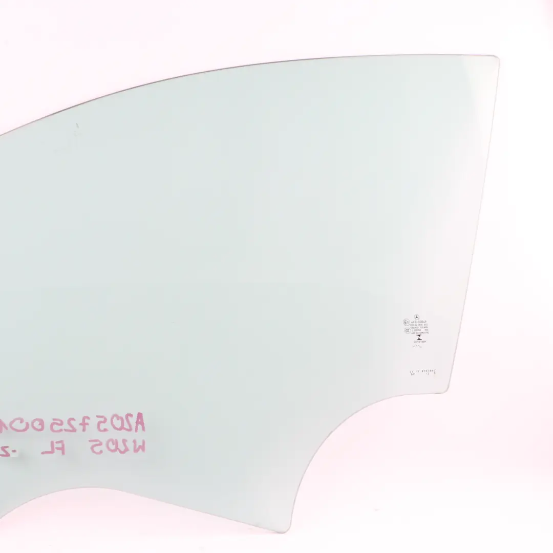 Window Glass Front Left Door N/S Green Glazing AS2 to Mercedes W205 with Part number A2057250010 Mercedes W205 Window Glass Front Left Door N/S Green Glazing AS2 - SKU A2057250010 - Part number A2057250010