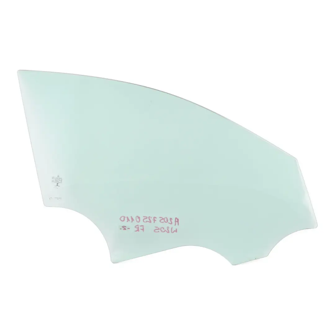Mercedes W205 vetro finestra porta anteriore destra verde vetri AS2 - SKU A2057250110 - Numero di parte A2057250110