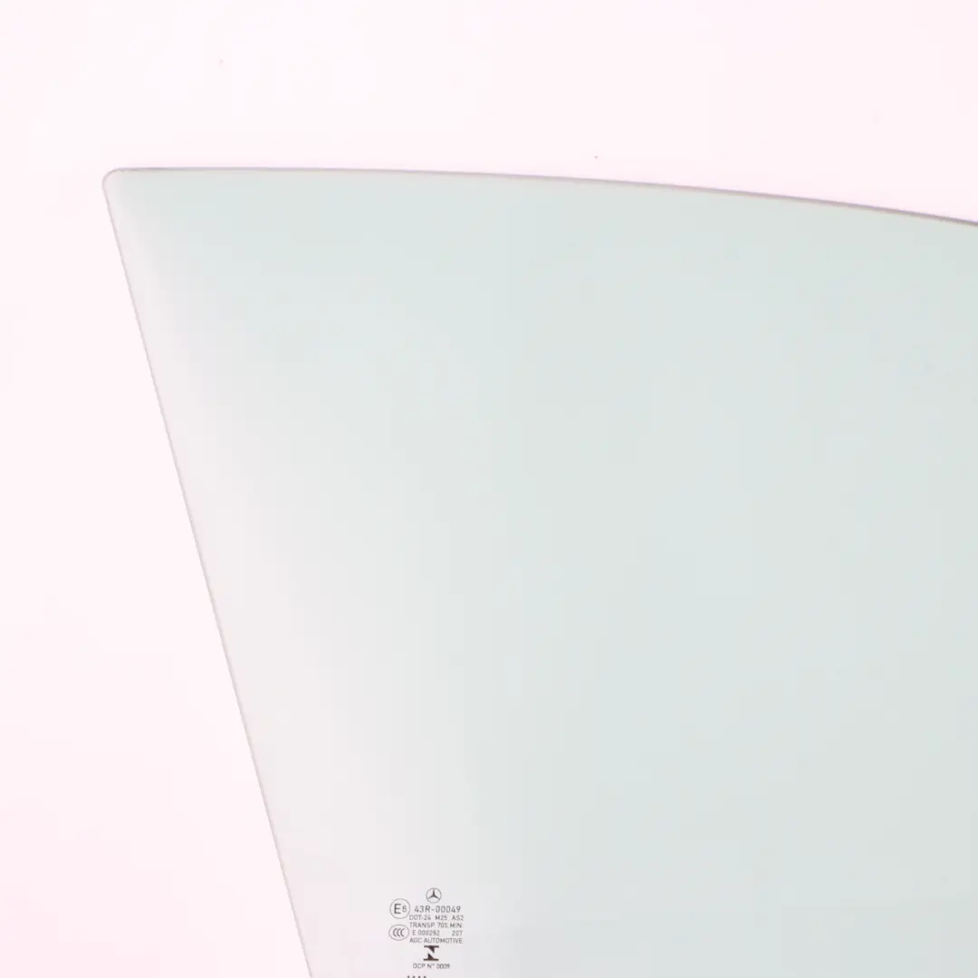vetro finestra porta anteriore destra verde vetri AS2 per Mercedes W205 con numero di parte A2057250110 Mercedes W205 vetro finestra porta anteriore destra verde vetri AS2 - SKU A2057250110 - Numero di parte A2057250110