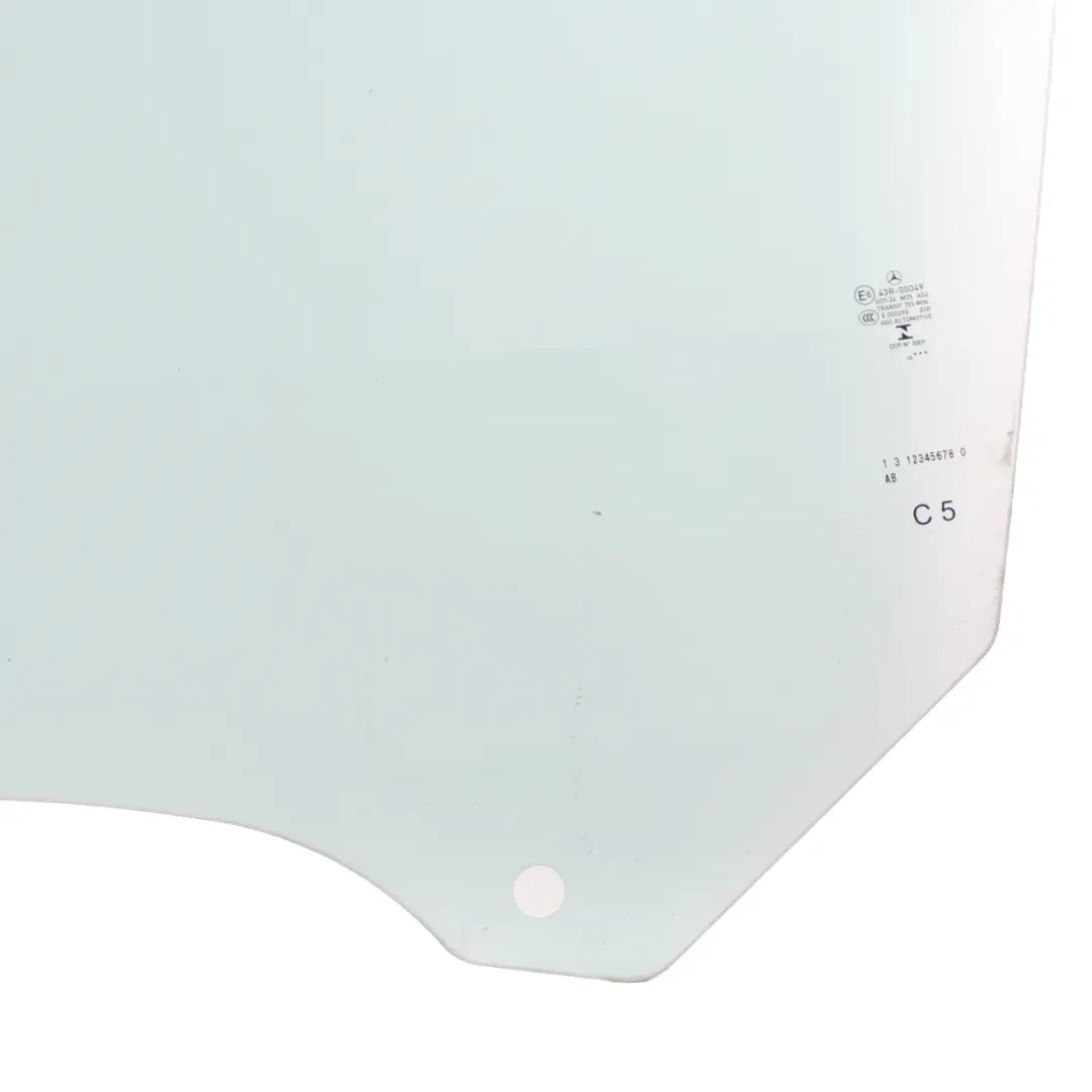 Szyba Boczna Drzwi Przednia Lewa Przód Lewy do Mercedes C205 o numerze A2057250710 Mercedes C205 Szyba Boczna Drzwi Przednia Lewa Przód Lewy - SKU A2057250710 - Numer Części A2057250710