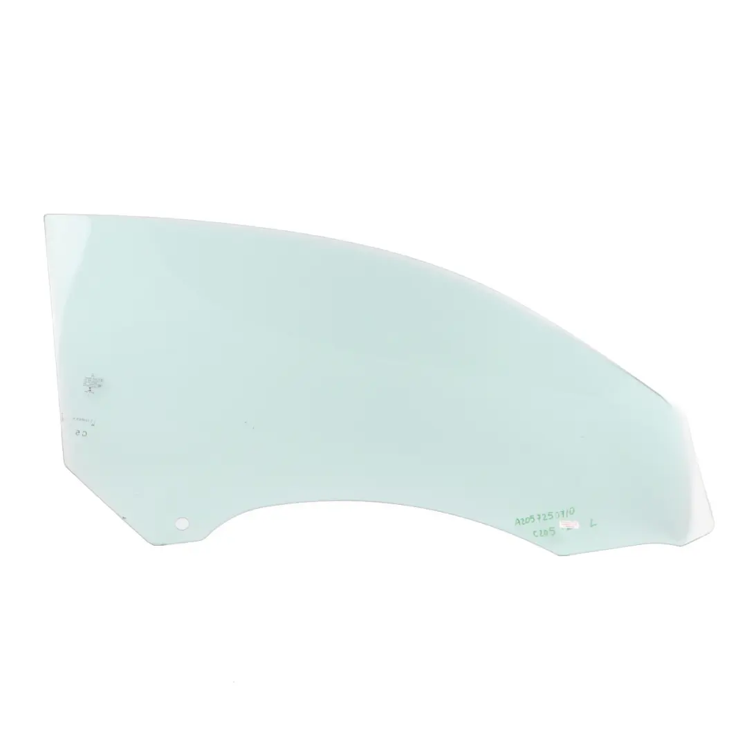 Mercedes C205 Coupe Window Glass Front Door Left N/S Glazing AS2 - SKU A2057250710 - Part number A2057250710