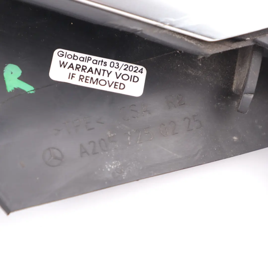  Frame Mercedes W205 Front Window Right O/S Guide Rail Sealing Gasket - SKU A2057256600 - Part number A2057250225