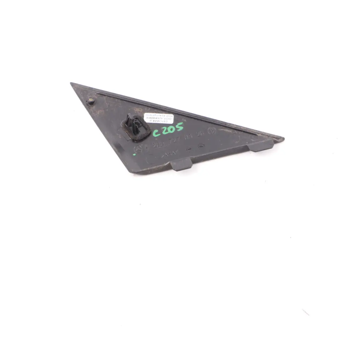 Puerta Esquina Moldura Delantera Izquierda Tira Negro para Mercedes W205 con número de pieza A2057270328 Mercedes W205 Puerta Esquina Moldura Delantera Izquierda Tira Negro - SKU A2057270328 - Número de pieza A2057270328