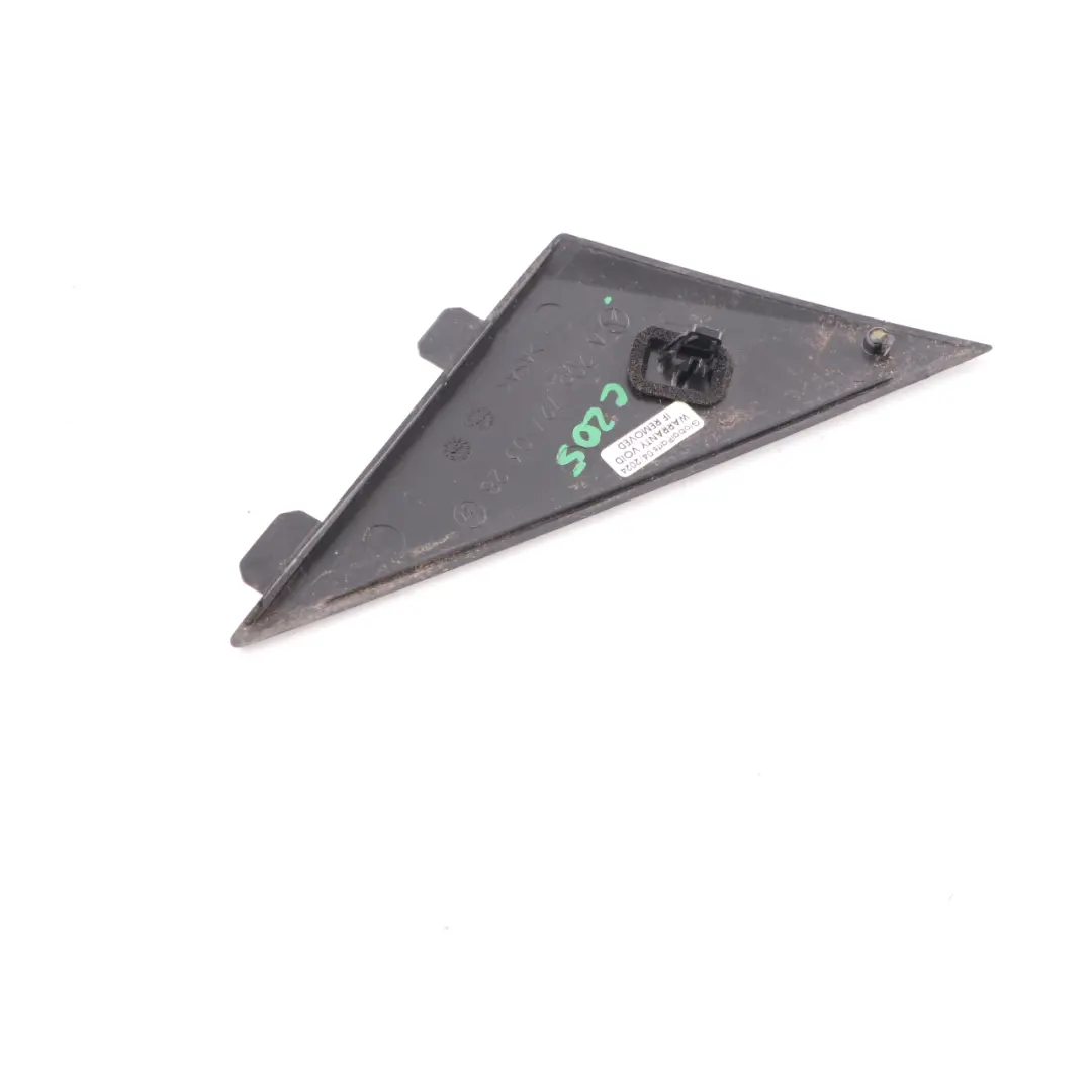 Puerta Esquina Moldura Delantera Izquierda Tira Negro para Mercedes W205 con número de pieza A2057270328 Mercedes W205 Puerta Esquina Moldura Delantera Izquierda Tira Negro - SKU A2057270328 - Número de pieza A2057270328
