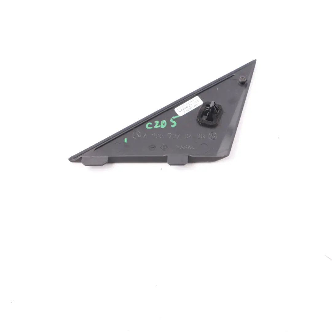 Mercedes W205 Modanatura Copertura striscia anteriore destra Nero - SKU A2057270428 - Numero di parte A2057270428