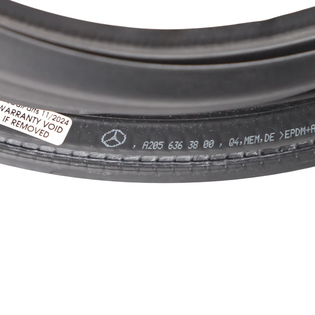 Mercedes C205 Door Seal Window Guide Rail Front Right O/S Gasket - SKU A2057270487 - Part number A2057270487