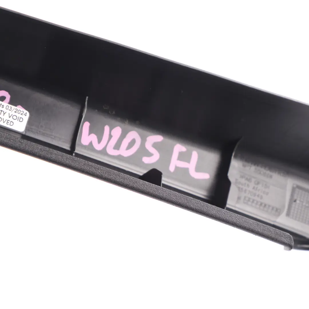 Trim Mercedes W205 Front Door Left N/S Window Frame Trim Black to with Part number A2057274500 Trim Mercedes W205 Front Door Left N/S Window Frame Trim Black - SKU A2057274500 - Part number A2057274500