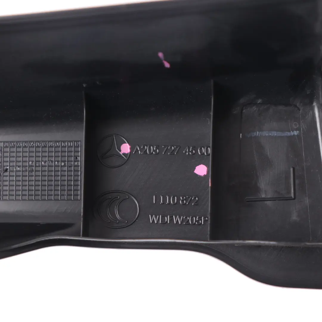  Trim Mercedes W205 Front Door Left N/S Window Frame Trim Black - SKU A2057274500 - Part number A2057274500