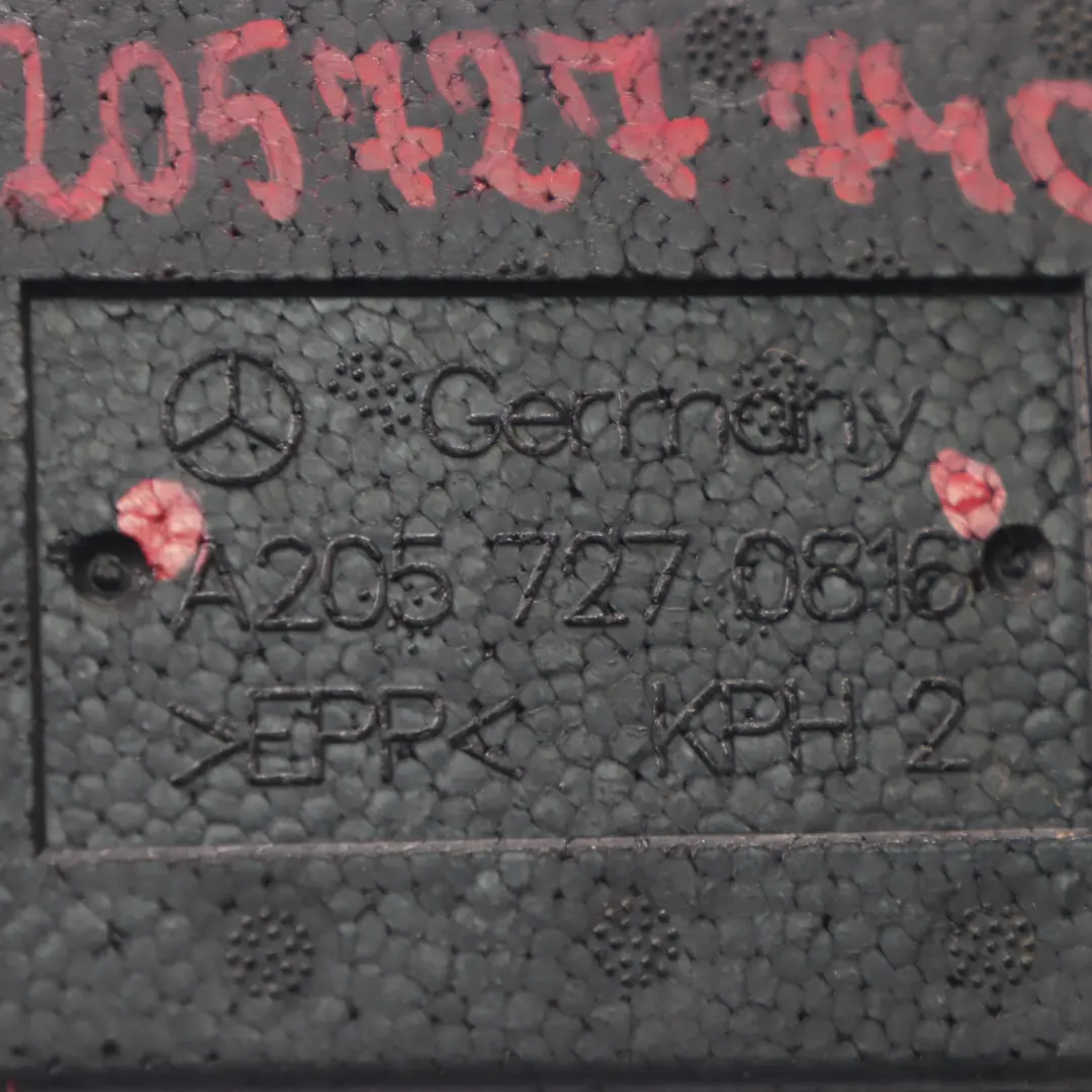Mercedes W205 Vordertür Schaumstoff rechts Einsatz Matte Isolierung A2057270816 - SKU A2057277400 - Teilenummer A2057277400