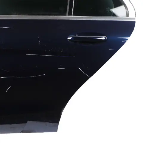 Mercedes W205 Door Rear Left N/S Cavansite Blue Metallic - 890 - SKU A2057300105-CVB - Part number A2057300105