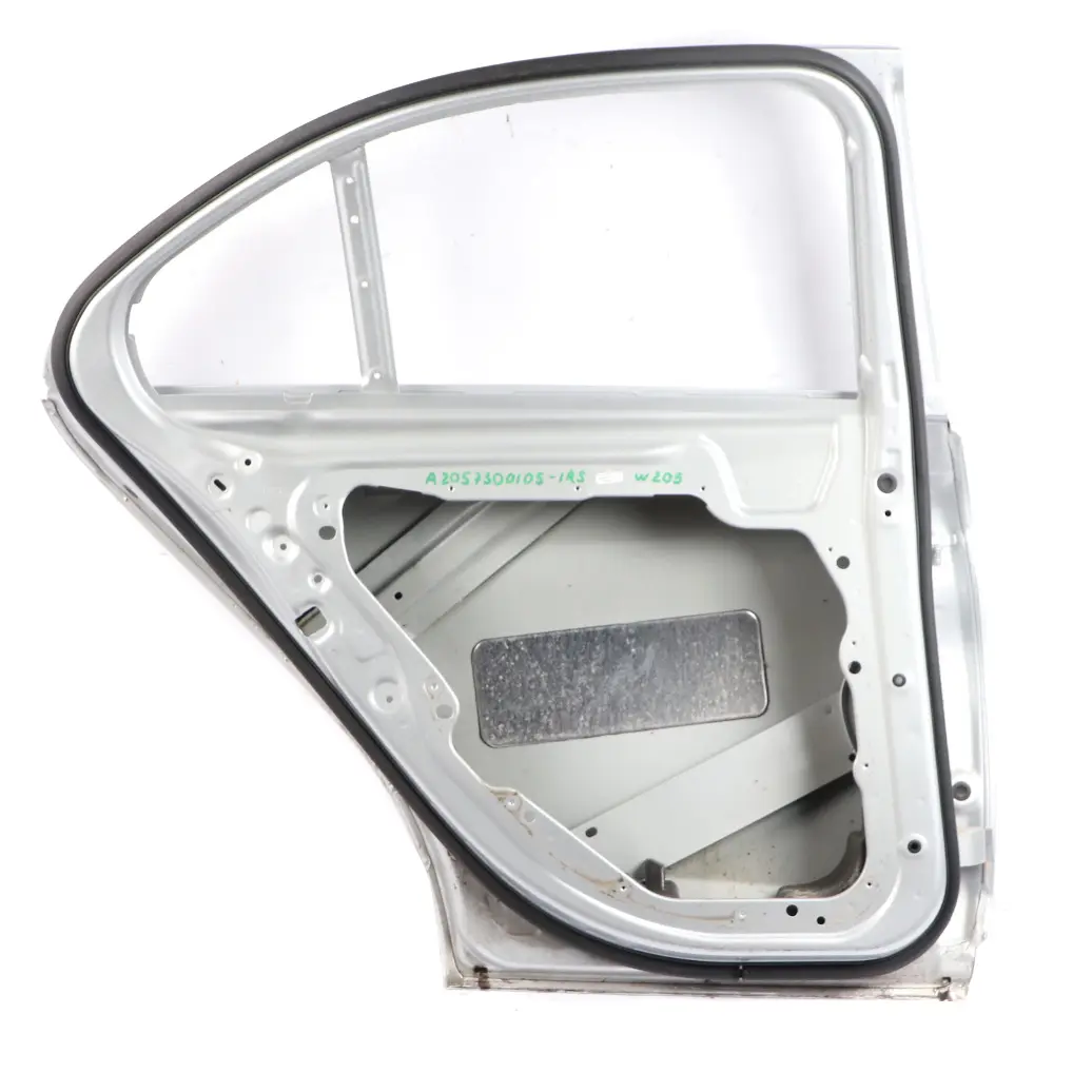 Mercedes W205 Door Rear Left N/S Iridium Silver Metallic - 775 - SKU A2057300105-IRS - Part number A2057300105