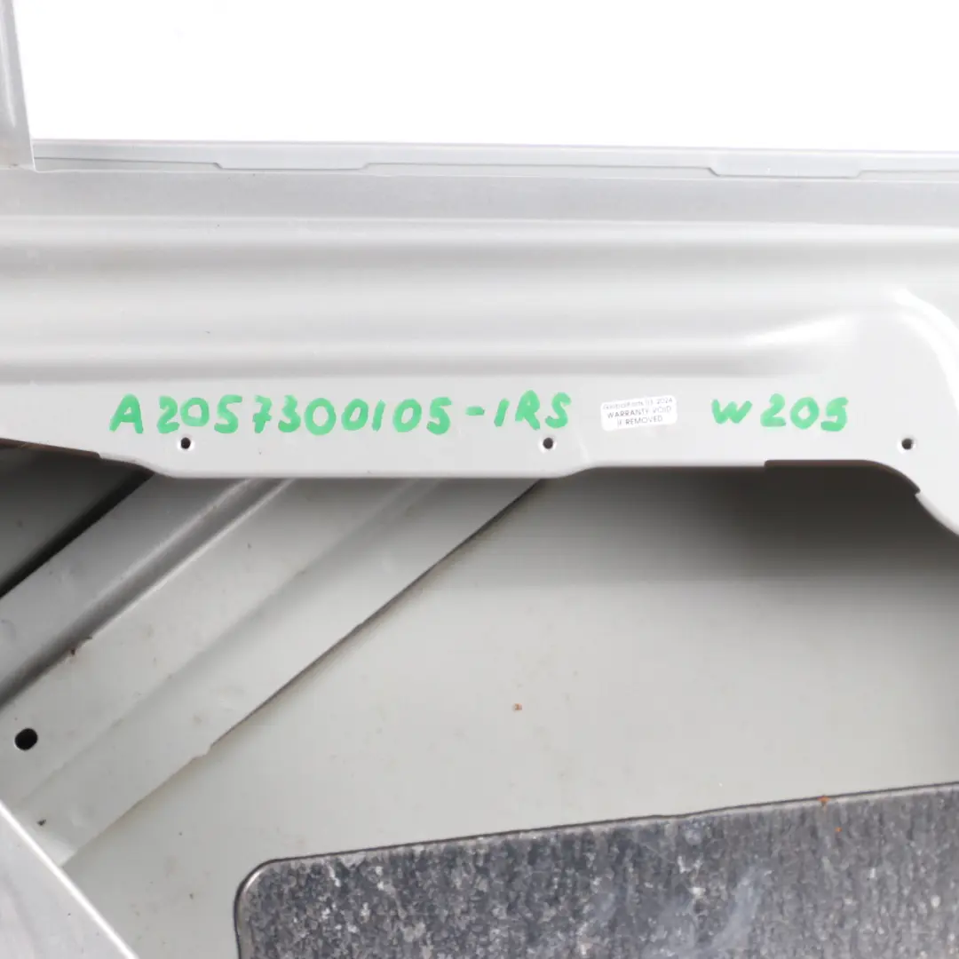 Mercedes W205 Door Rear Left N/S Iridium Silver Metallic - 775 - SKU A2057300105-IRS - Part number A2057300105