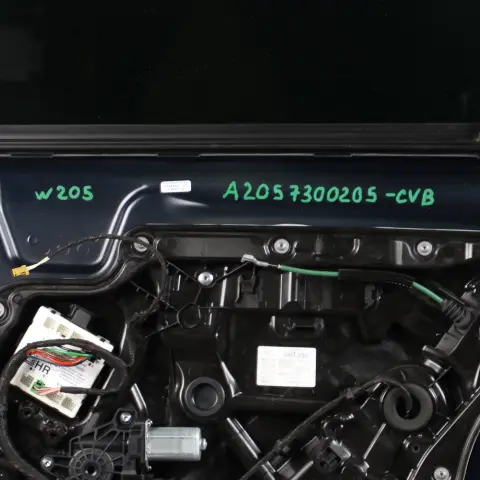 Door Rear Right O/S Cavansite Blue Metallic - 890 to Mercedes W205 with Part number A2057300205 Mercedes W205 Door Rear Right O/S Cavansite Blue Metallic - 890 - SKU A2057300205-CVB - Part number A2057300205