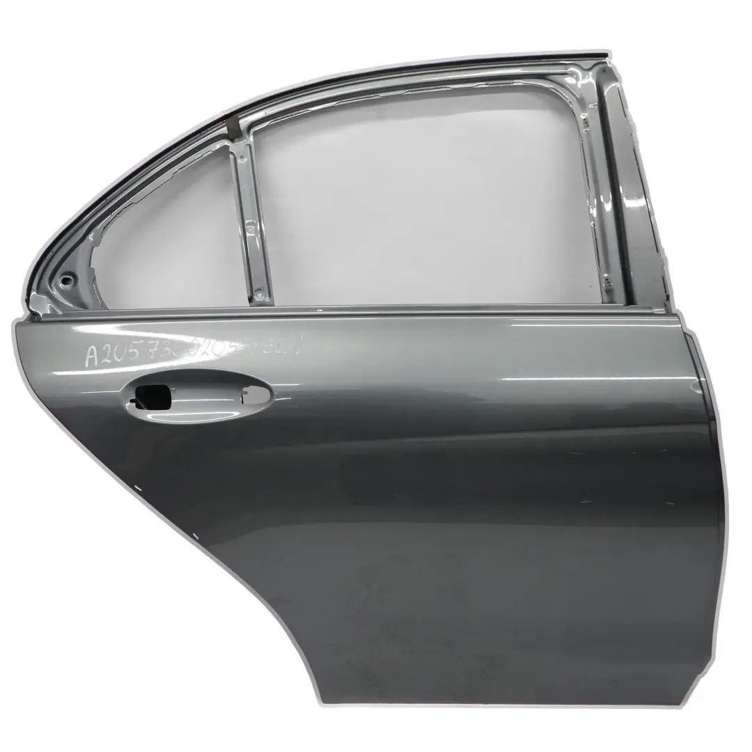 Door Rear Right O/S Selenite Grey Metallic - 992 to Mercedes W205 with Part number A2057300205 Mercedes W205 Door Rear Right O/S Selenite Grey Metallic - 992 - SKU A2057300205-SEL1 - Part number A2057300205