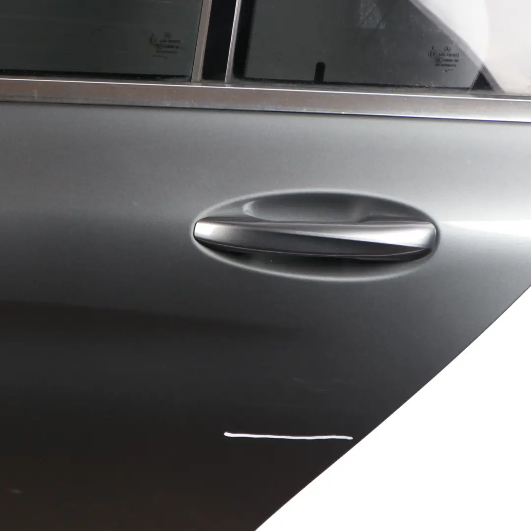 Door Rear Left N/S Estate Selenite Grey Metallic - 992 to Mercedes S205 with Part number A2057300305 Mercedes S205 Door Rear Left N/S Estate Selenite Grey Metallic - 992 - SKU A2057300305-SEL - Part number A2057300305