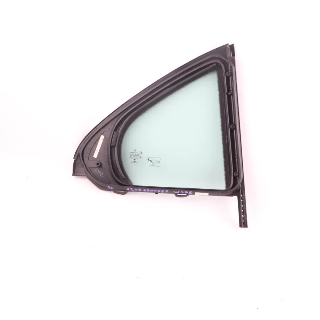 Mercedes W205 Vetro Fisso Porta Posteriore Sinistra Verde AS2 - SKU A2057300555 - Numero di parte A2057300555