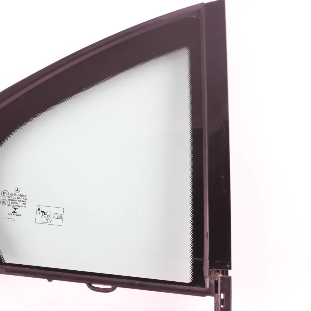 Window Glass Fixed Rear Right Door O/S Green AS2 to Mercedes W205 with Part number A2057300655 Mercedes W205 Window Glass Fixed Rear Right Door O/S Green AS2 - SKU A2057300655 - Part number A2057300655
