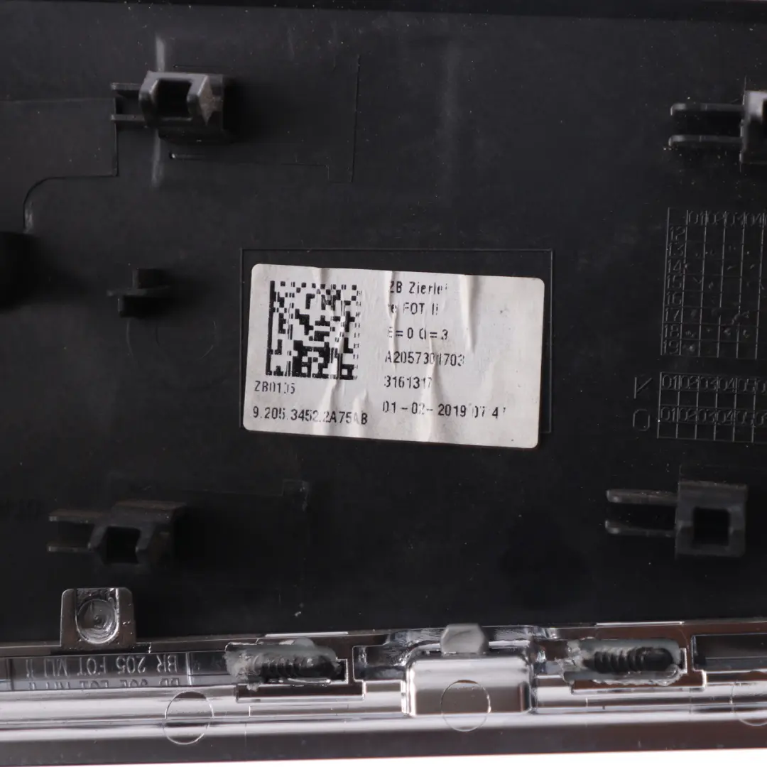 Mercedes W205 Rear Left N/S Door Card Trim Cover - SKU A2057301703 - Part number A2057301703