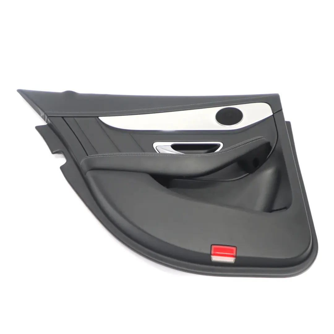  Tarjeta Puerta Trasera Mercedes W205 Izquierda Recubrimiento Panel Cuero Negro - SKU A2057303106-1 - Número de pieza A2057303106