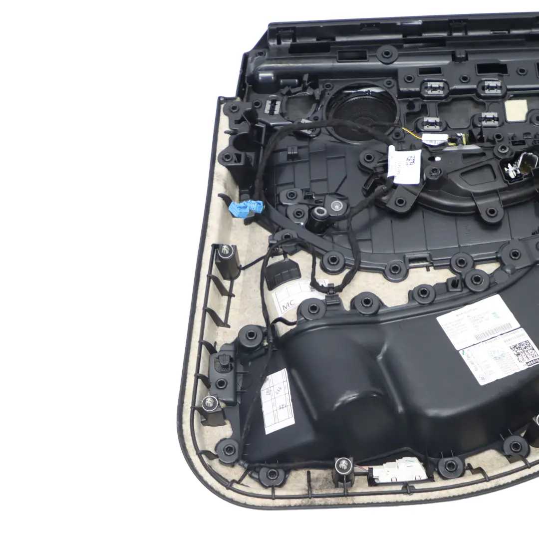  Tarjeta Puerta Trasera Mercedes W205 Izquierda Recubrimiento Panel Cuero Negro - SKU A2057303106-1 - Número de pieza A2057303106