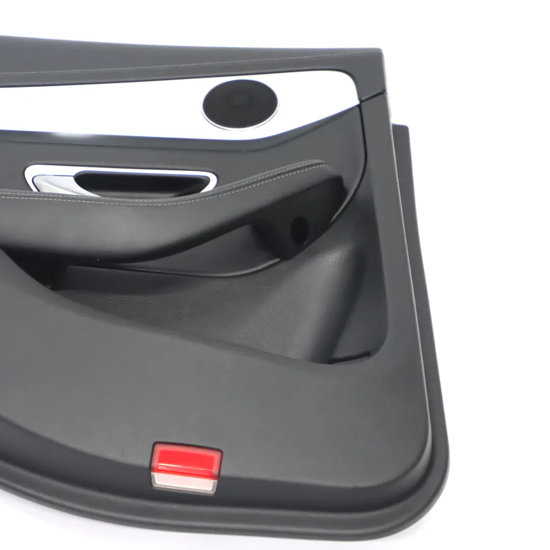  Scheda porta posteriore Mercedes W205 sinistra Rivestimento pannello pelle nero - SKU A2057303106-1 - Numero di parte A2057303106