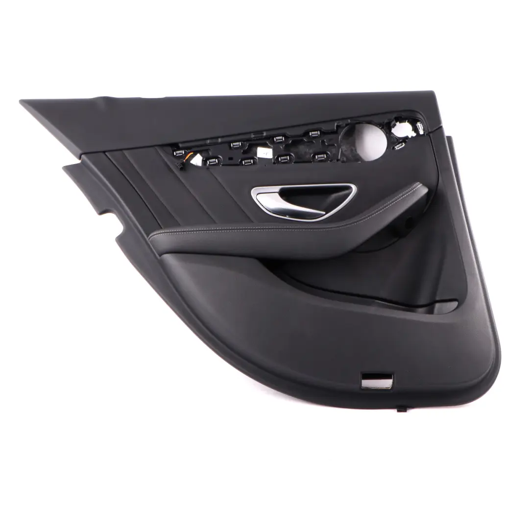  Carte de Porte Arrière Mercedes W205 Gauche Habillage Panneau Cuir Noir - SKU A2057303106 - Numéro de pièce A2057303106
