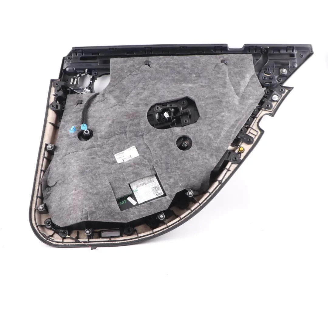  Carte de Porte Arrière Mercedes W205 Gauche Habillage Panneau Cuir Noir - SKU A2057303106 - Numéro de pièce A2057303106