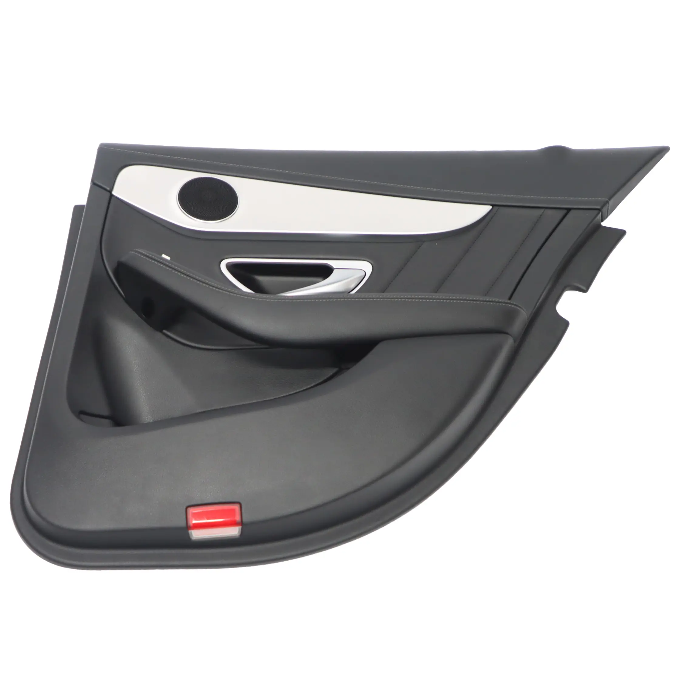 Scheda porta posteriore Mercedes W205 destra Rivestimento pannello in pelle nero