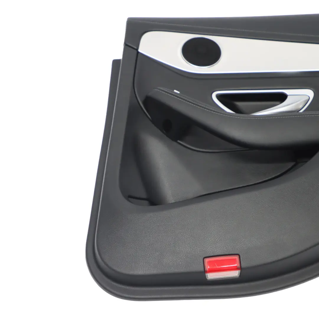  Tarjeta Puerta Trasera Mercedes W205 Derecha Recubrimiento Panel Cuero Negro - SKU A2057303206-1 - Número de pieza A2057303206